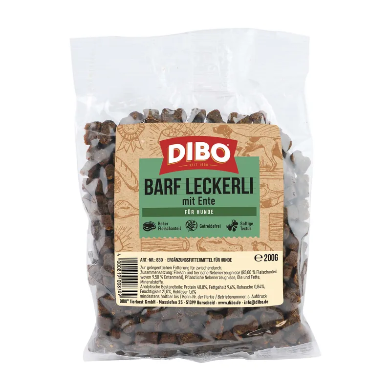 Billig DIBO BARF-godis med anka - 200 g