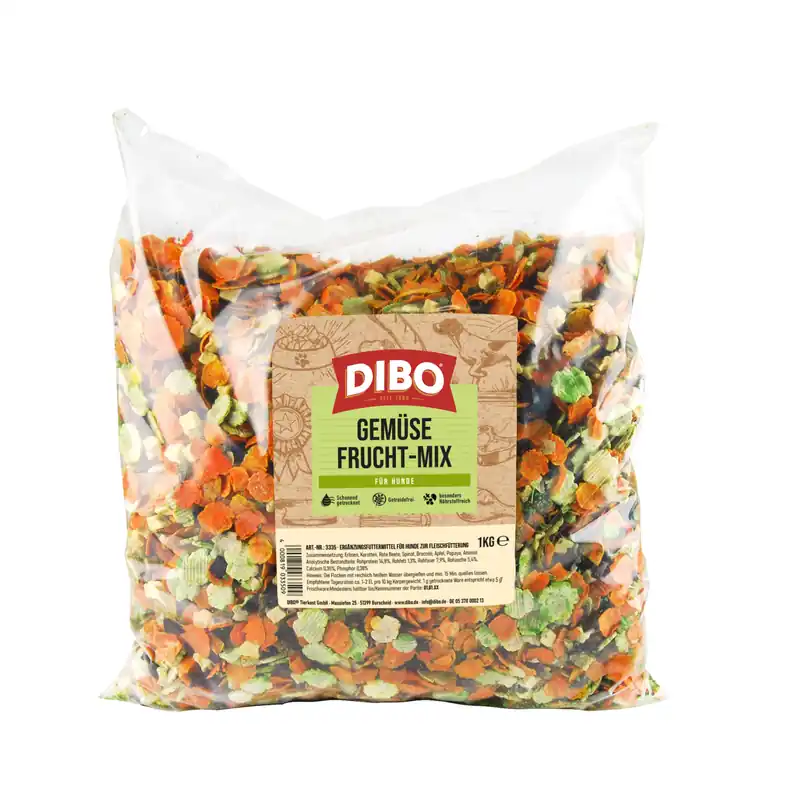 DIBO grönsaks- och fruktmix - 1 kg Expressleverans