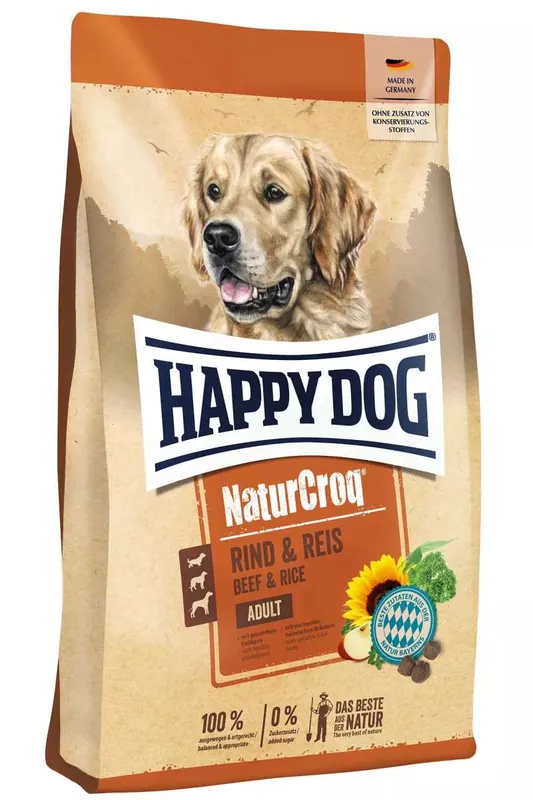prisnedsättning NaturCroq Nötkött & Ris Hundfoder - 4 kg
