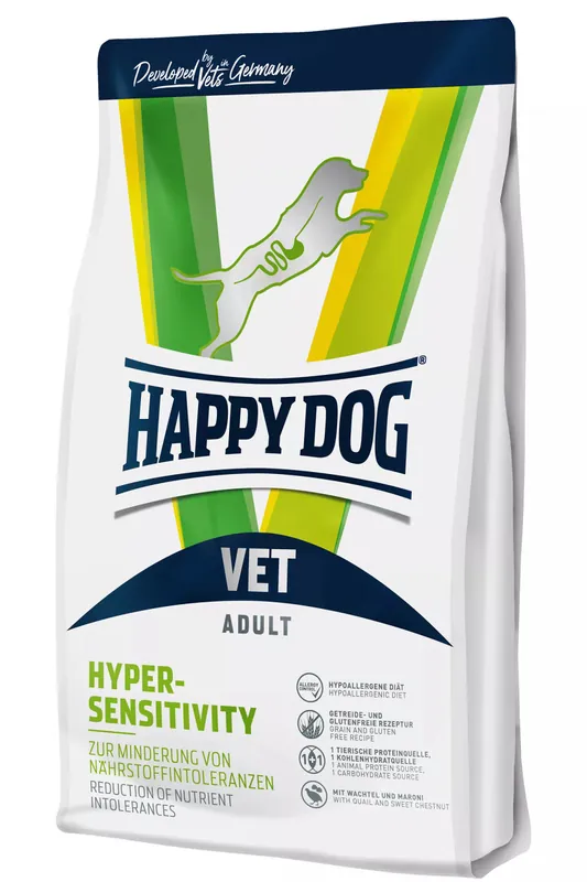 Trygg betalning Vet Diet Hypersensitivity Torrfoder till Hund - 1 kg