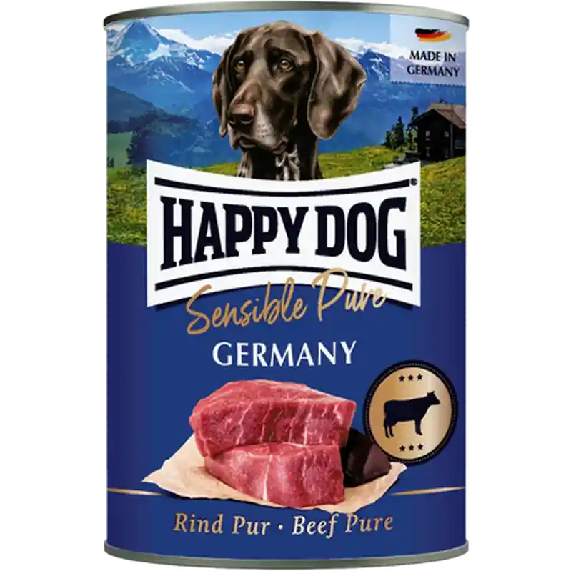 Sensible Pure Germany 100% Nötkött 400 g - Hund - Hundmat & hundfoder - Våtmat & Våtfoder för hund - Happy Dog - ZOO.se Kundfavorit