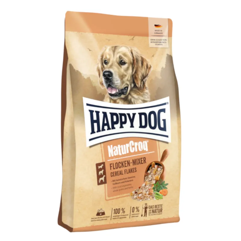 Begränsad tid Happy Dog Premium NaturCroq flingmix - Ekonomipack 2 x 10 kg