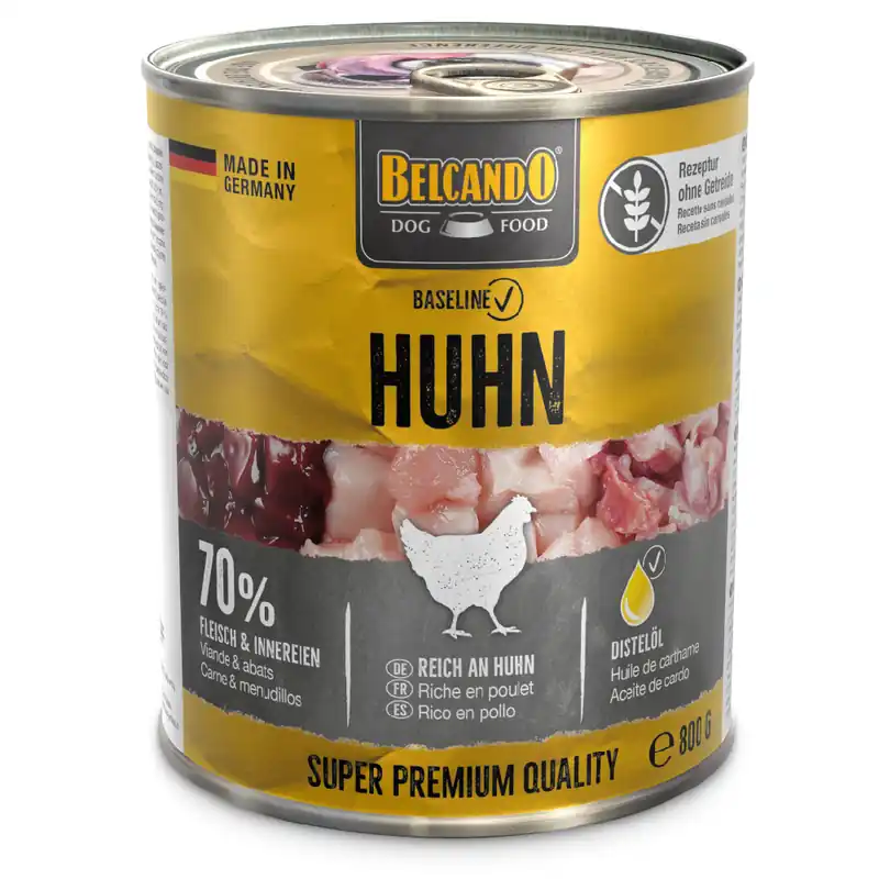 Ekonomiförpackning Belcando Baseline 24 x 800 g - Kyckling Endast denna vecka