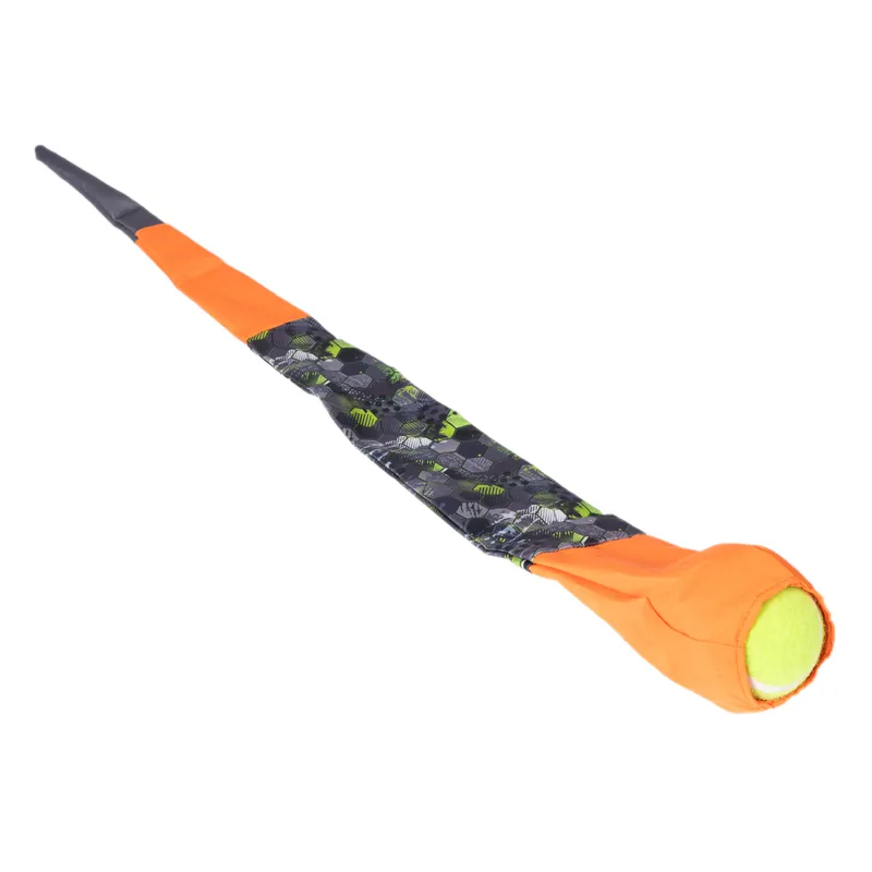 Populär TIAKI hundleksak kastboll med fångsvans - ca Ø 8 x L 85 cm