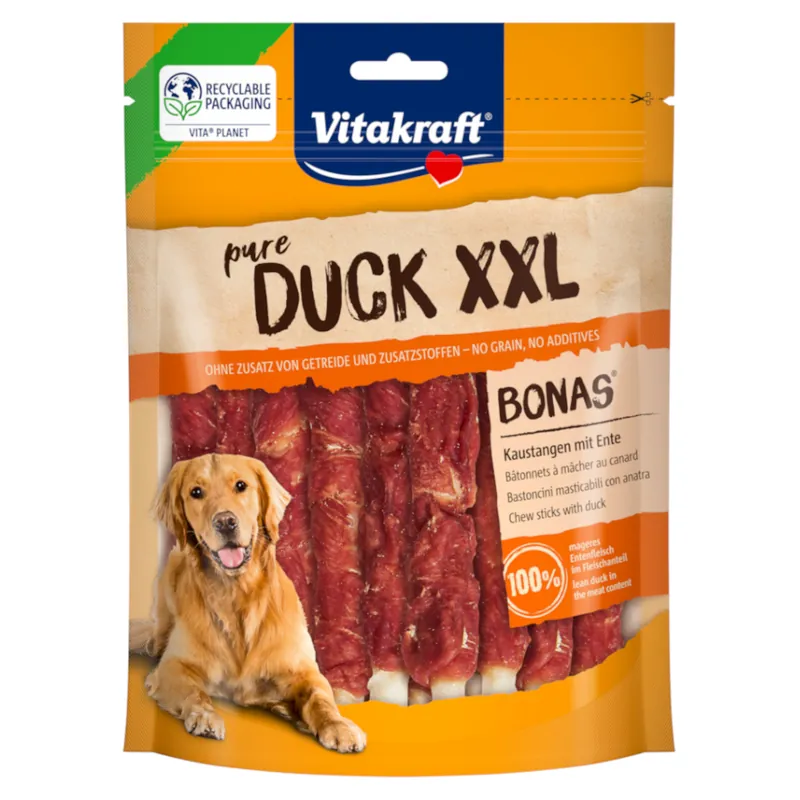 Vitakraft Duck XXL Bonas tuggrullar - 200 g Beställ nu