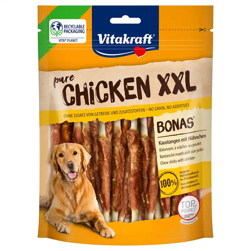 Billigare Vitakraft Bonas Chicken XXL - Ekonomipack 4 x 200 g