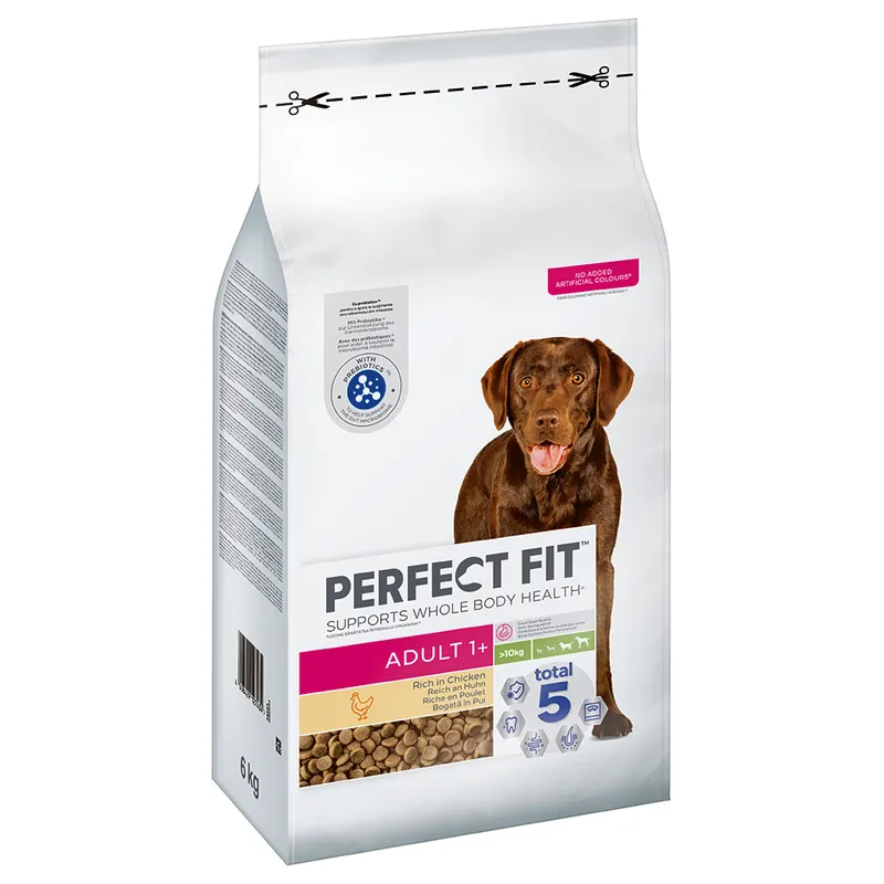 Billigare Perfect Fit Adult Dogs (>10 kg) - Ekonomipack 2 x 6 kg