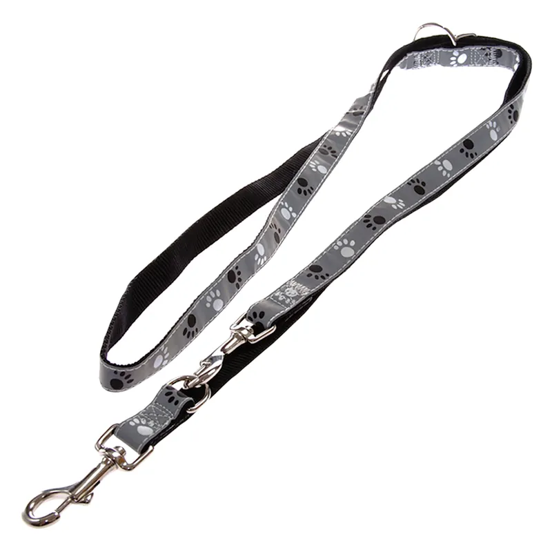 Expressleverans Trixie Reflective Paws koppel - 200 cm långt, 20 mm brett