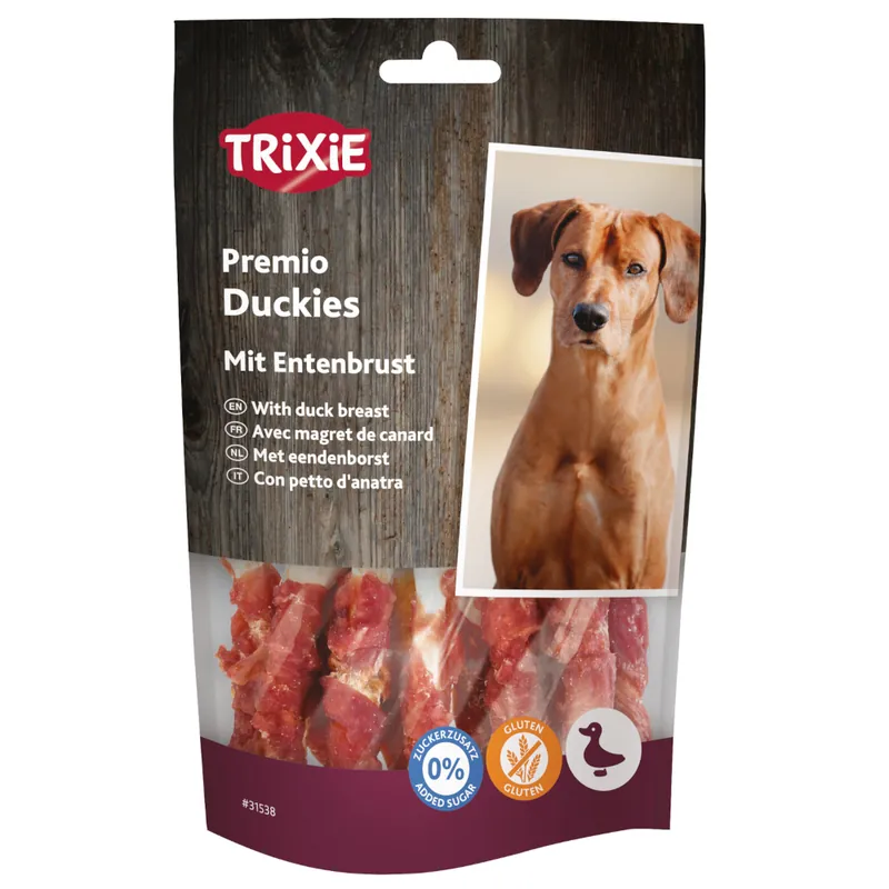 Trixie PREMIO Duckies med anka - 100 g Snabb frakt
