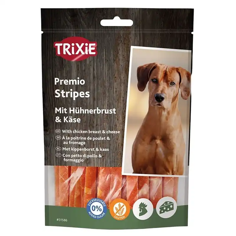 Trixie Premio Ost- & Kycklingstrips 100 g Reapris