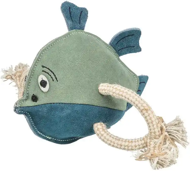 Trixie Fisk Läderleksak Erbjudandepris