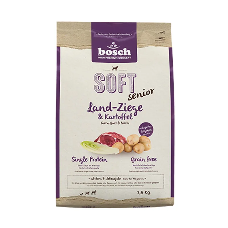 Ekonomipack 2 respektive 3 påsar bosch till lågpris! - Soft Senior Getkött & potatis (3 x 2,5 kg) Populärt val