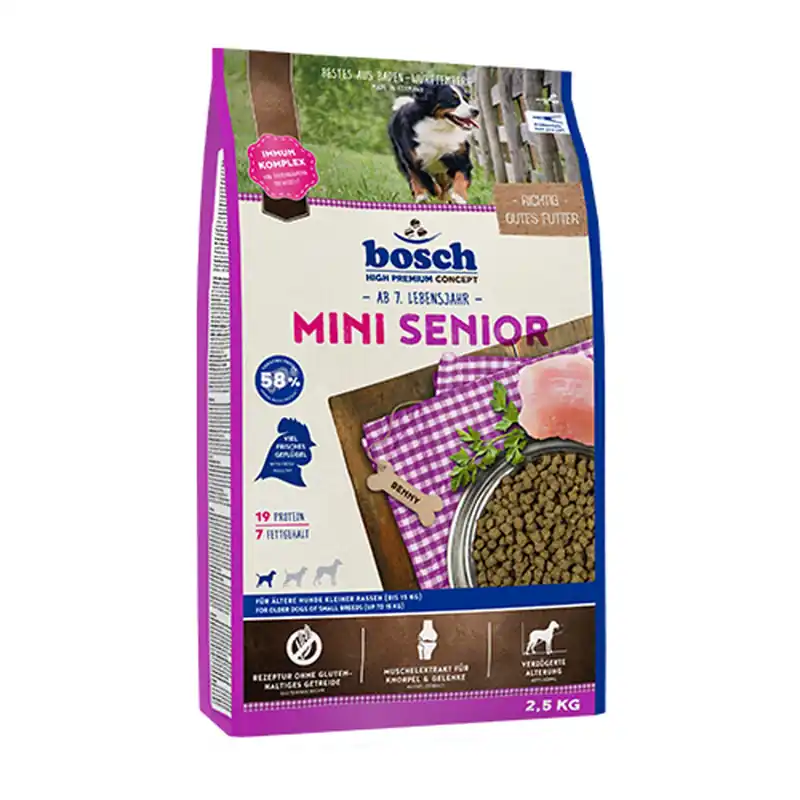 bosch Mini Senior - 2,5 kg Beställ idag