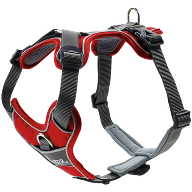 Hundsele Divo Röd/Grå XS Bröstmått 34-47cm - Hund - Halsband - Hunter - ZOO.se Utförsäljning