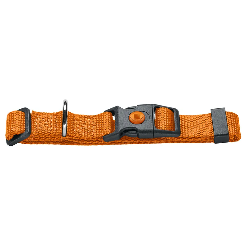 Rea HUNTER London halsband, orange - Vario Basic stl. M 30-46 cm halsomfång, B 15 mm