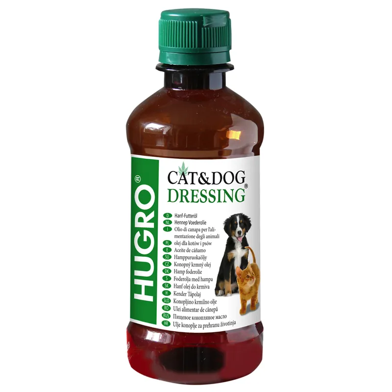 I lager Hugro hampaolja - Ekonomipack 2 x 250 ml