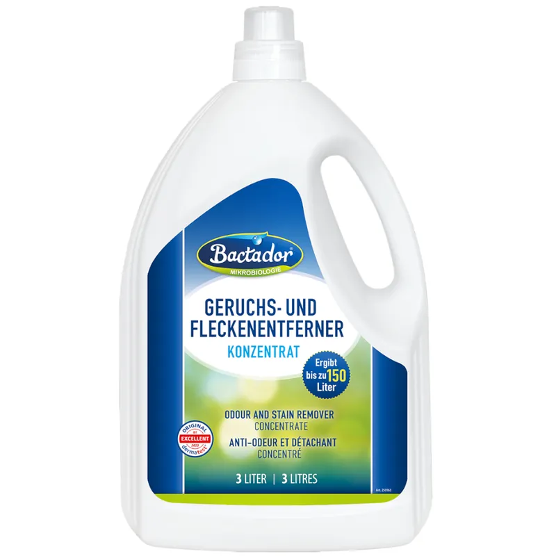Bactador lukt- och fläckborttagare - 3 liter koncentrat Fynd