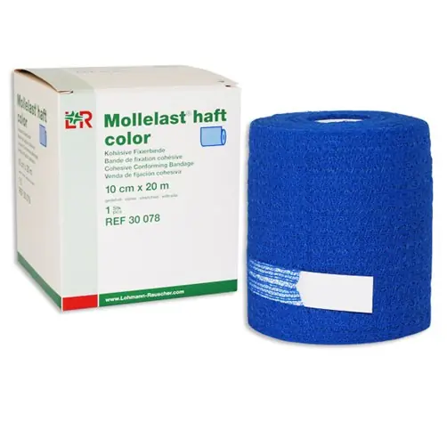 Mollelast Haft - 10 cm x 20 m (blå) Billig