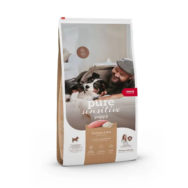 Pure Sensitive Puppy Turkey & Rice Torrfoder till Hund - 12,5 kg Extra rabatt