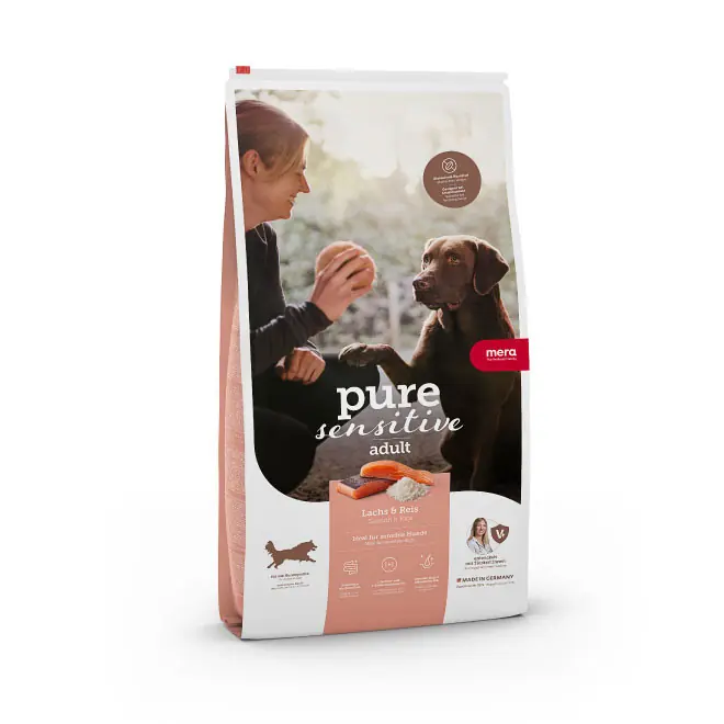 Köp online Pure Sensitive Adult Salmon & Rice Torrfoder till Hund - 12,5 kg