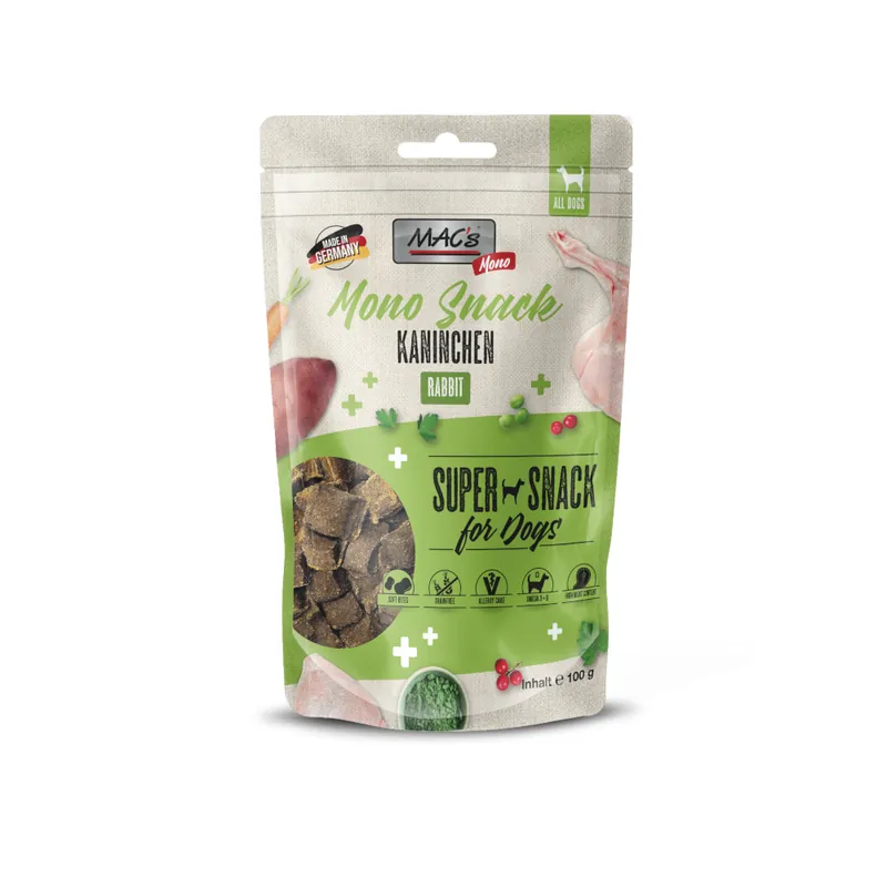 Reapris MAC‘s Dog Mono Snack - Kanin 100 g