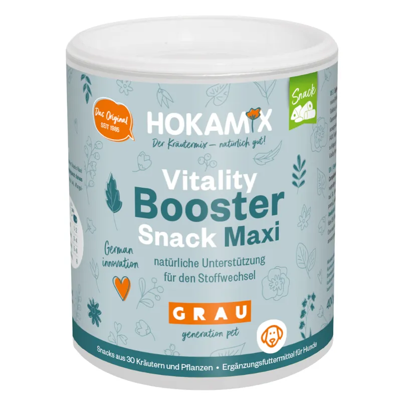 GRAU HOKAMIX Vitality Booster Snack Maxi - 400 g Populärt val