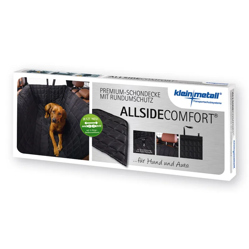 Kampanj Kleinmetall bilsätesöverdrag Allside Comfort - L 155 x B 140 x H 50 cm Baksätesskydd + Gapfill stor