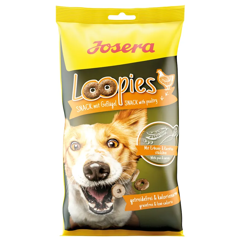 Endast denna vecka Josera Loopies - Ekonomipack Fjäderfä 6 x 150 g