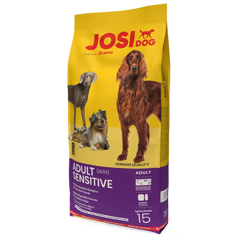 Trygg betalning JosiDog Adult Sensitive - 15 kg
