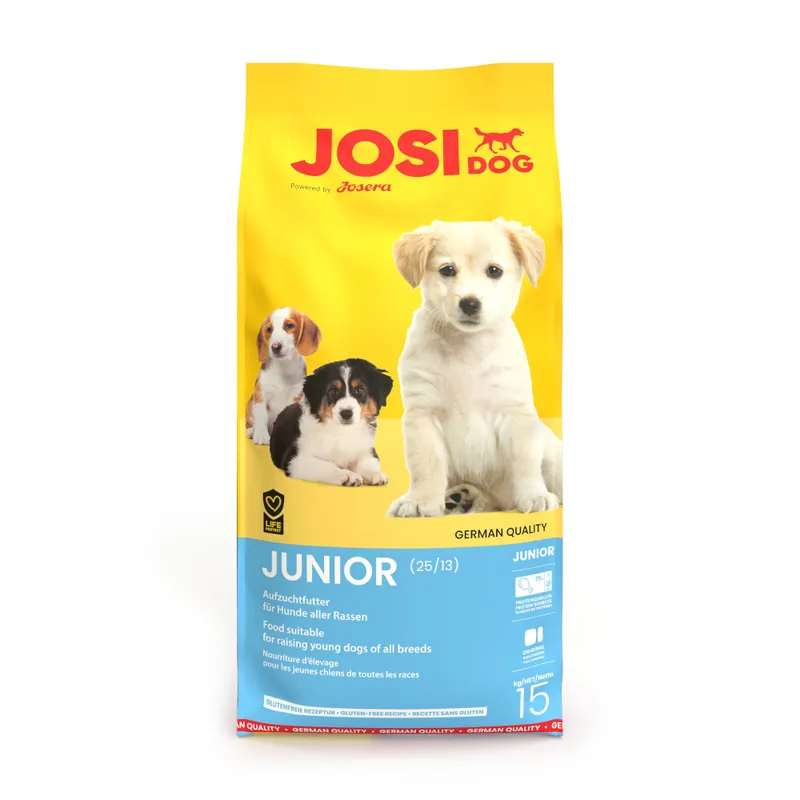 Bästa pris JosiDog Junior med kyckling - 15 kg