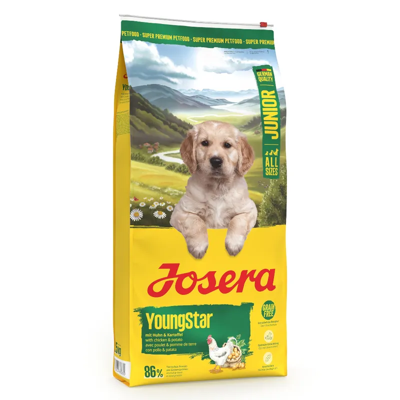 Begränsat erbjudande Josera Junior YoungStar - 12,5 kg