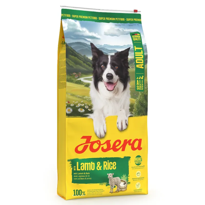 Josera Adult med lamm & ris - 12,5 kg Extra rabatt