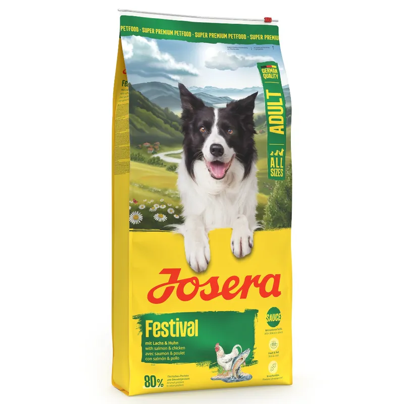 Rabatter Josera Adult Festival med lax & kyckling - Ekonomipack 2 x 12,5 kg