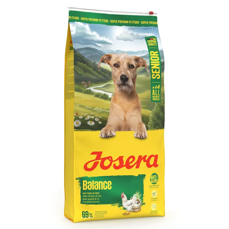 Begränsad tid Josera Senior Balance Kyckling och Ris - Ekonomipack 2 x 12,5 kg