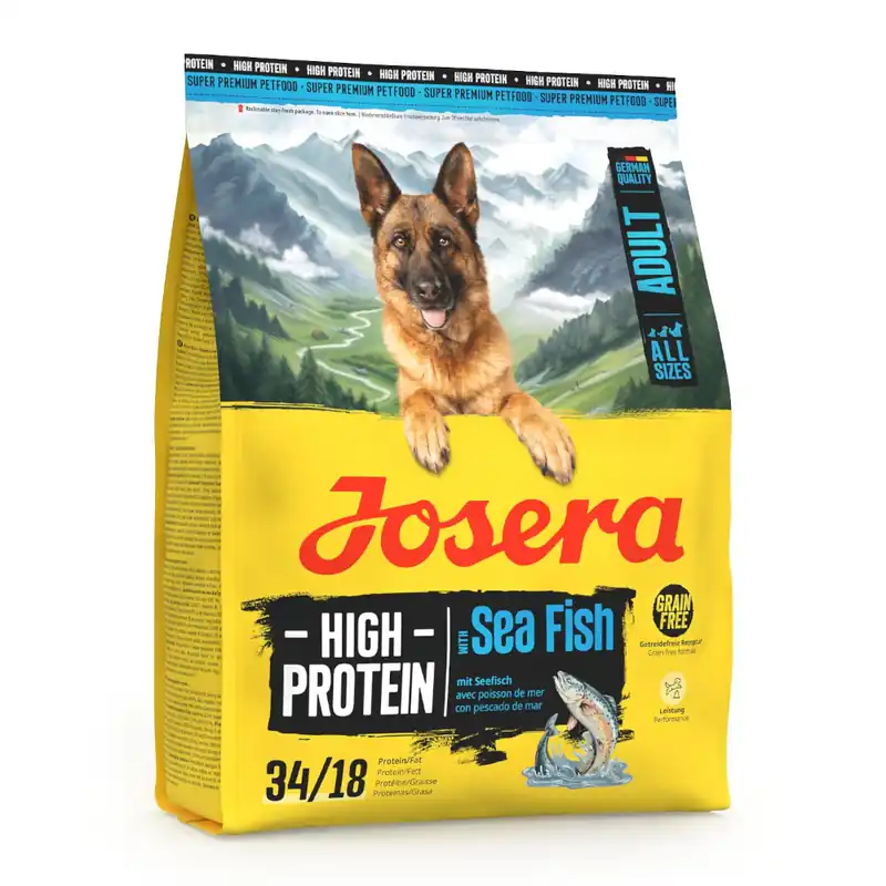 Josera High Protein Adult med havsfisk - 900 g Rabatt