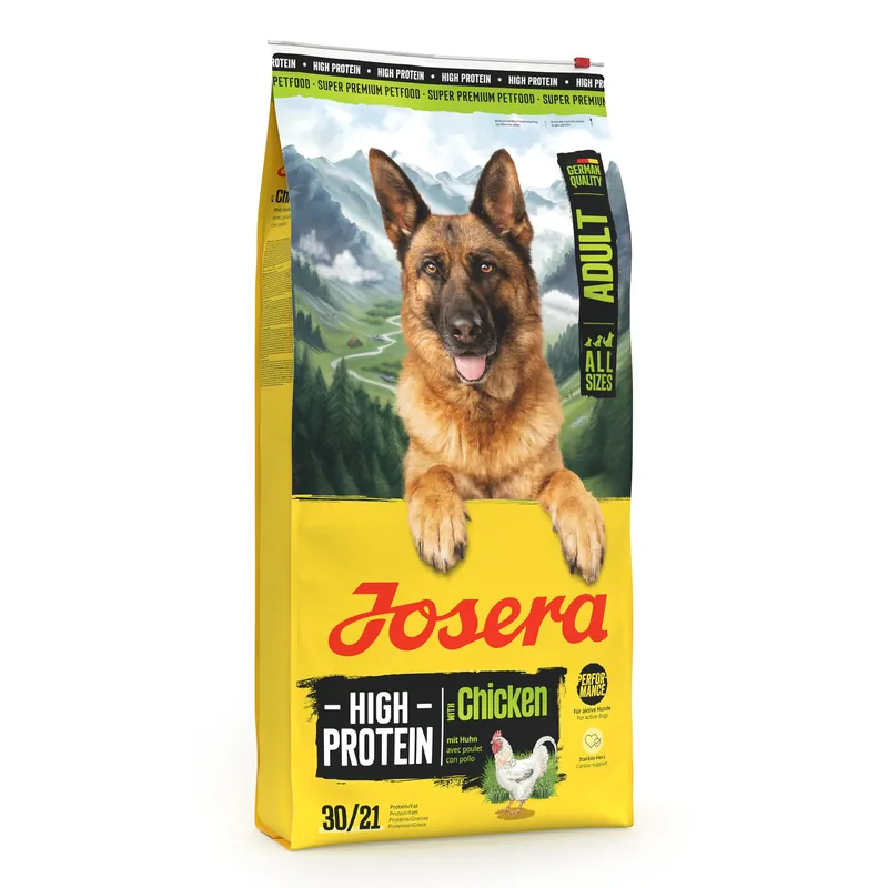 Josera High Protein Adult med kyckling - 12,5 kg Populär