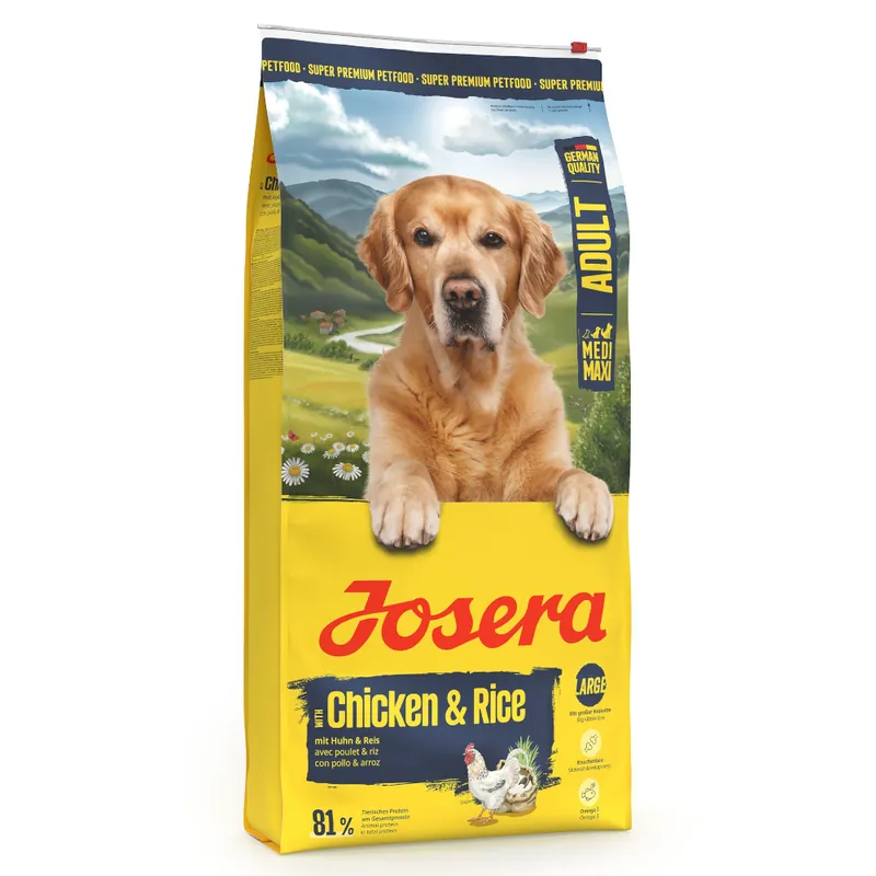 Nyhet Josera Medi/Maxi Adult kyckling & ris - 3 kg