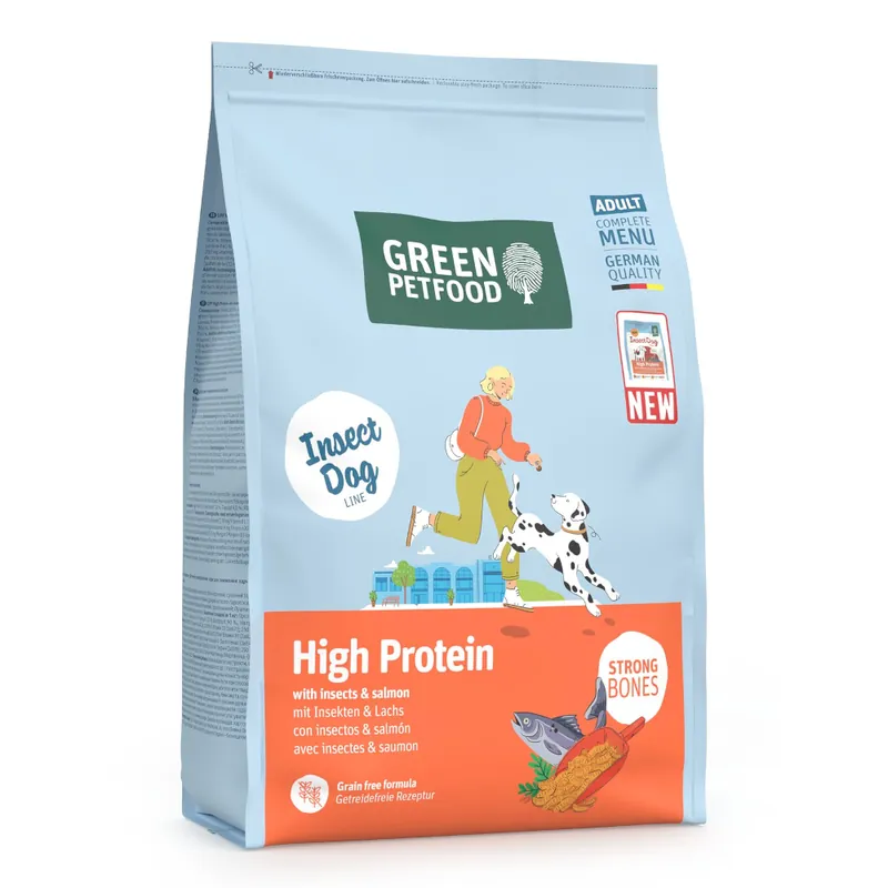 Green Petfood InsectDog High Protein med insekter & lax - 3 kg Köp online