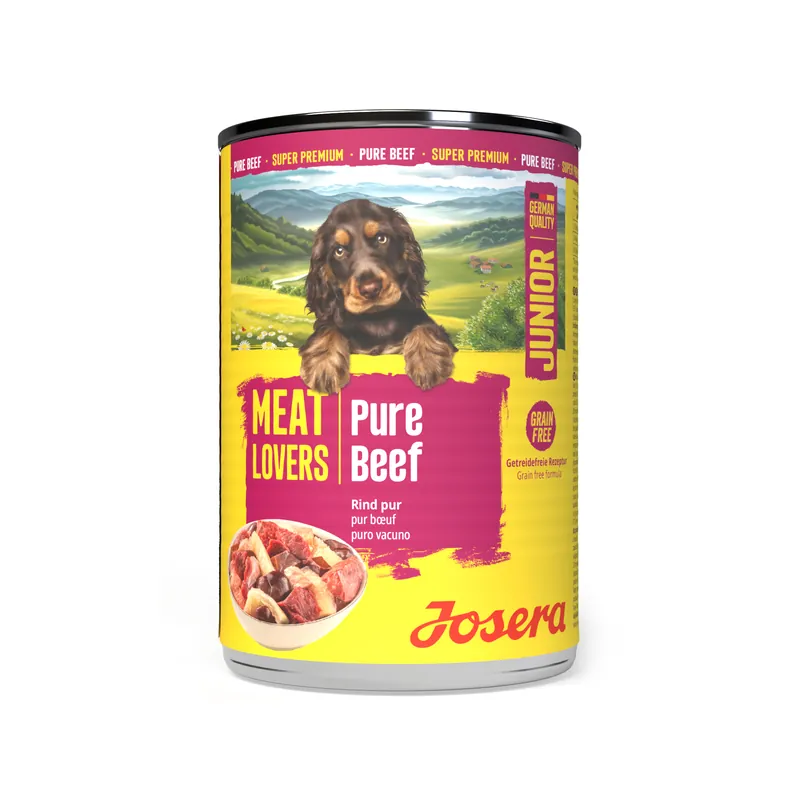 Josera Meat Lovers Junior Menü 6 x 400 g - Nötkött Begränsat antal