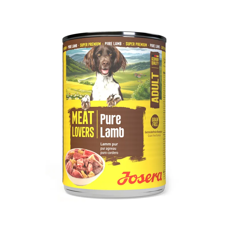 Ekonomipack Josera Meatlovers Pure 24 x 400 g - Lamm Nyhet