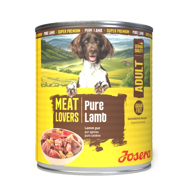 Rabatter Ekonomipack Josera Meatlovers Pure 24 x 800 g - Lamm