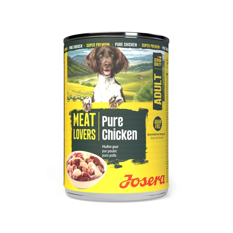 Extra rabatt Ekonomipack Josera Meatlovers Pure 24 x 400 g - Kyckling