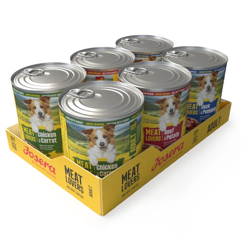 Expressleverans Josera Meatlovers Menü 6 x 800 g - Mixpack 3 sorter (ny design)