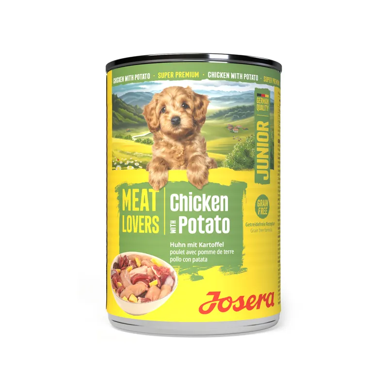 Josera Meat Lovers Junior Menü 6 x 400 g - Kyckling Bästa pris