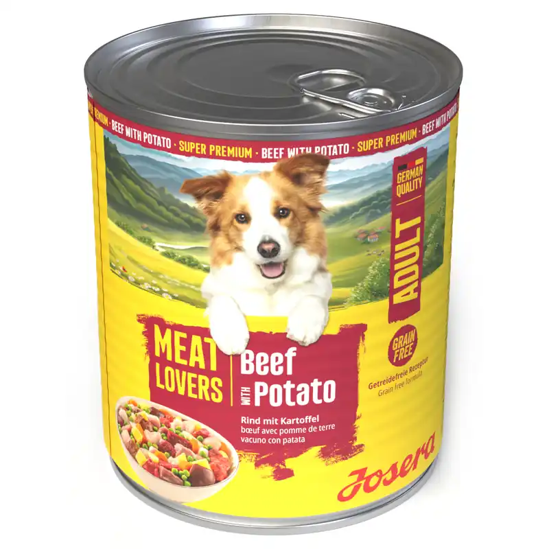 Beställ nu Josera Meatlovers Menü 6 x 800 g - Nötkött & potatis (ny design)