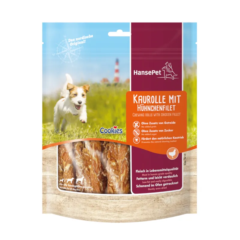 Cookie’s Delikatess tuggrullar med kycklingfiléstrimlor - 3 x 200 g Snabb leverans
