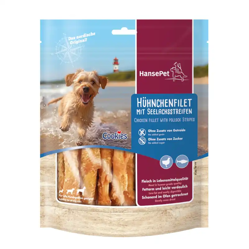 Cookie´s Delikatess fiskvariationer - Sejpinnar med kycklingfilé, 6 x 200 g Outlet