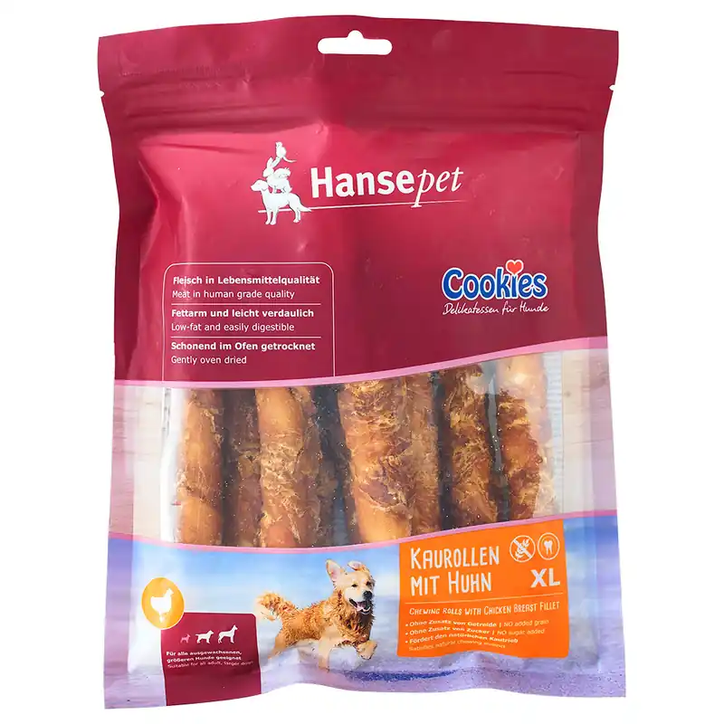 Hansepet XL Chicken Filé tuggrullar - 450 g Beställ nu