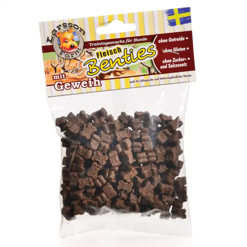 Larsson Farm Meat Benties - Ekonomipack 3 x 150 g med horn Begränsat antal
