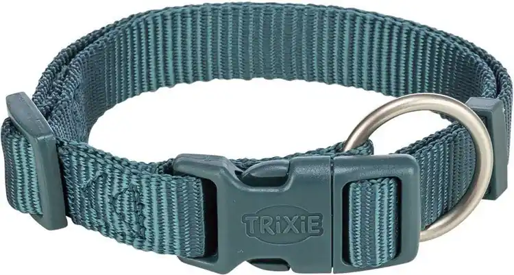 Trixie Premium Halsband Petrol - XXS/XS / Petrol Populärt val